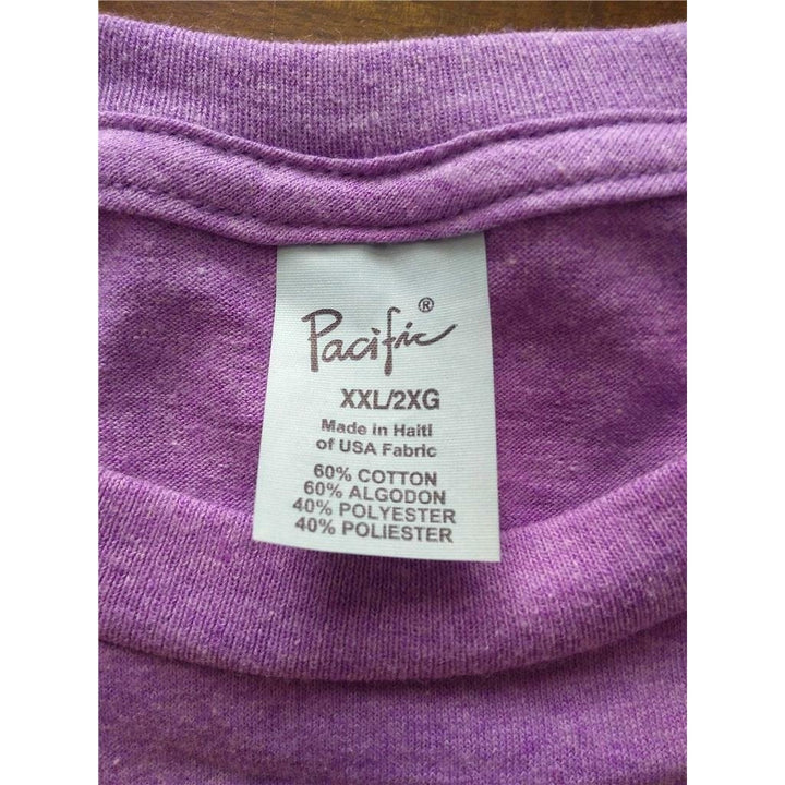 Bill and Teds High School Talent Show Mens Size 2XL Purple Shirt Image 4