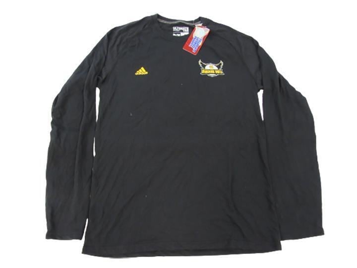 Kennesaw State Owls Mens Size M Medium Adidas Black Long Sleeve Shirt Image 1