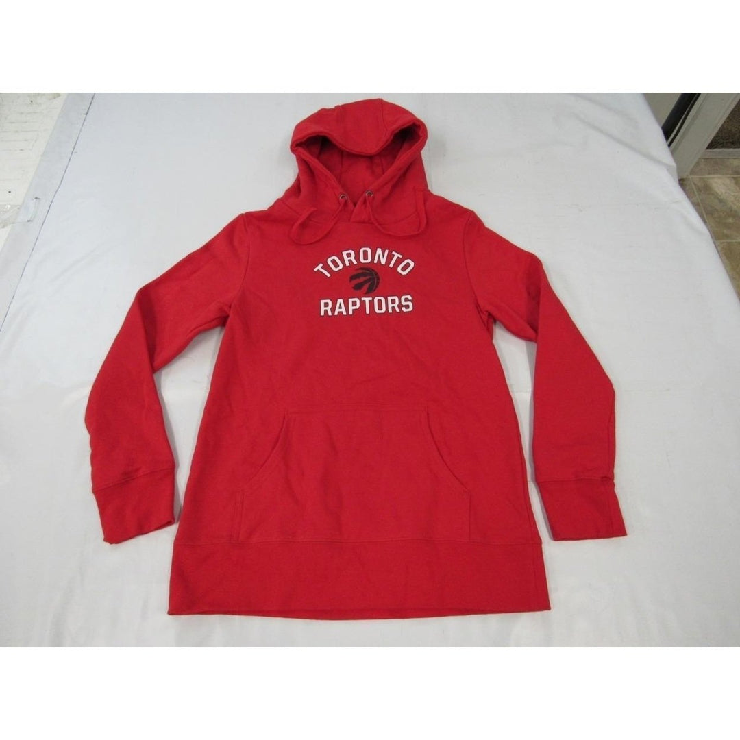 Toronto Raptors Mens Size S Small Red Hoodie Image 1