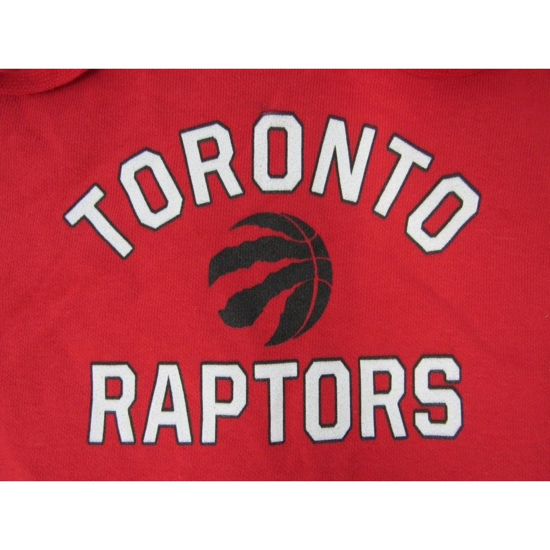 Toronto Raptors Mens Size S Small Red Hoodie Image 3