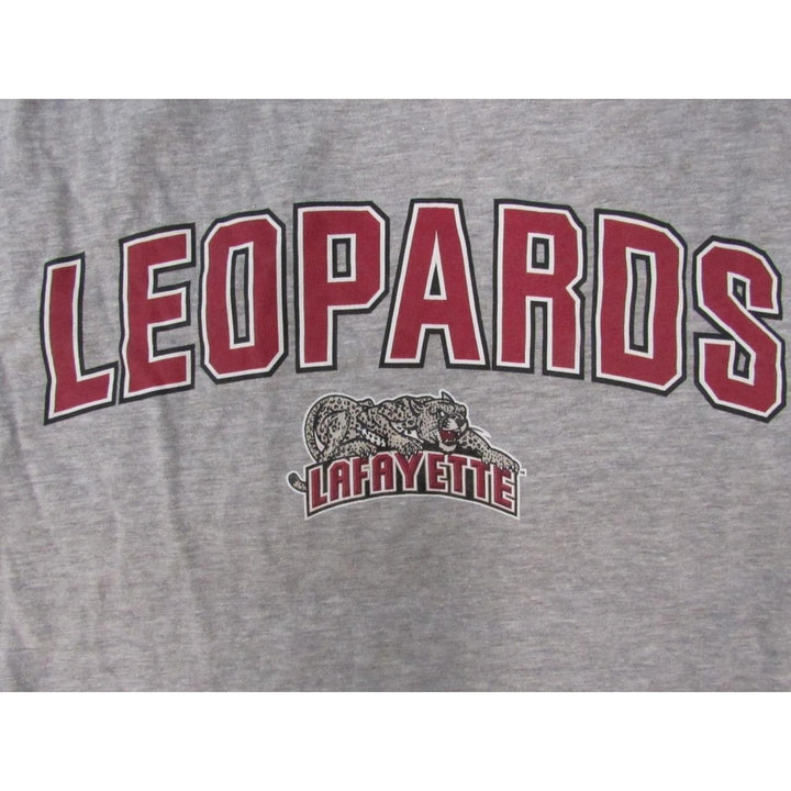 Lafayette Leopards Mens Size XL XLarge Heather Light Gray Shirt Image 3