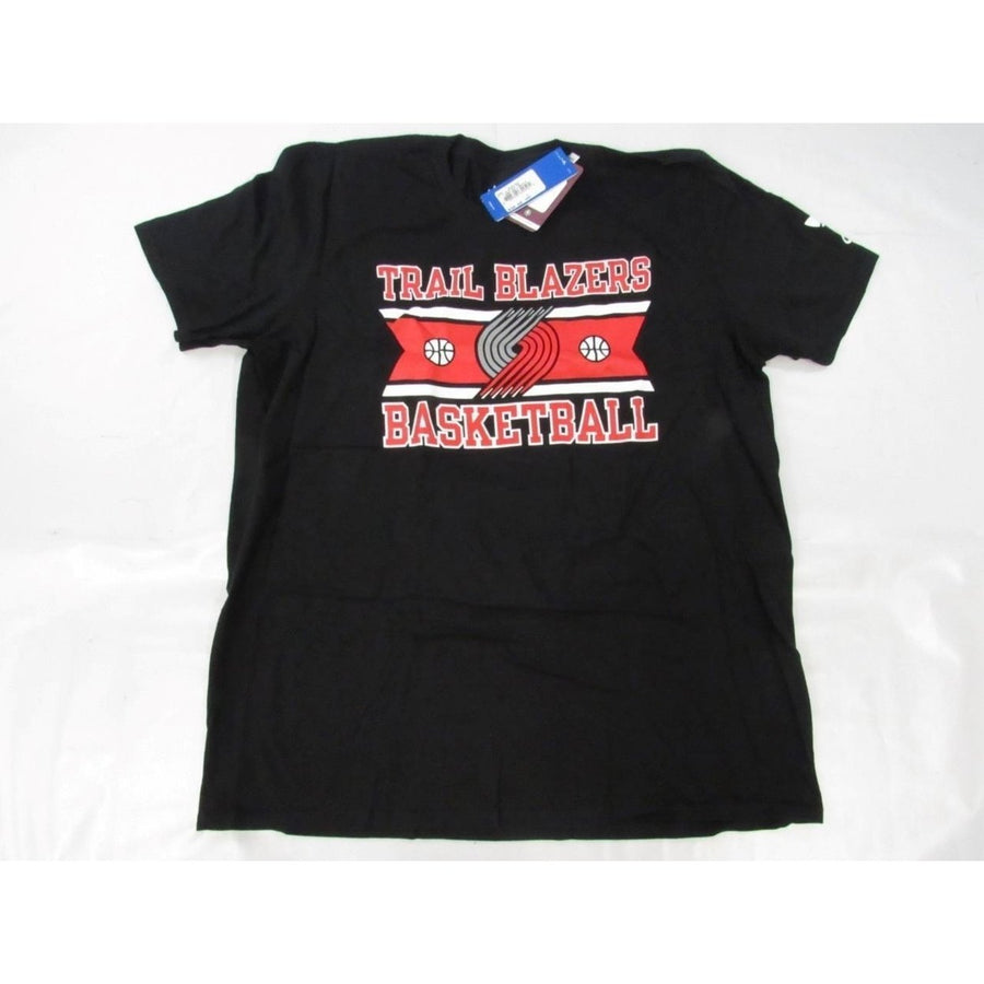 Portland Trail Blazers Basketball Mens Size XL XLarge Black Adidas Shirt 30 Image 1