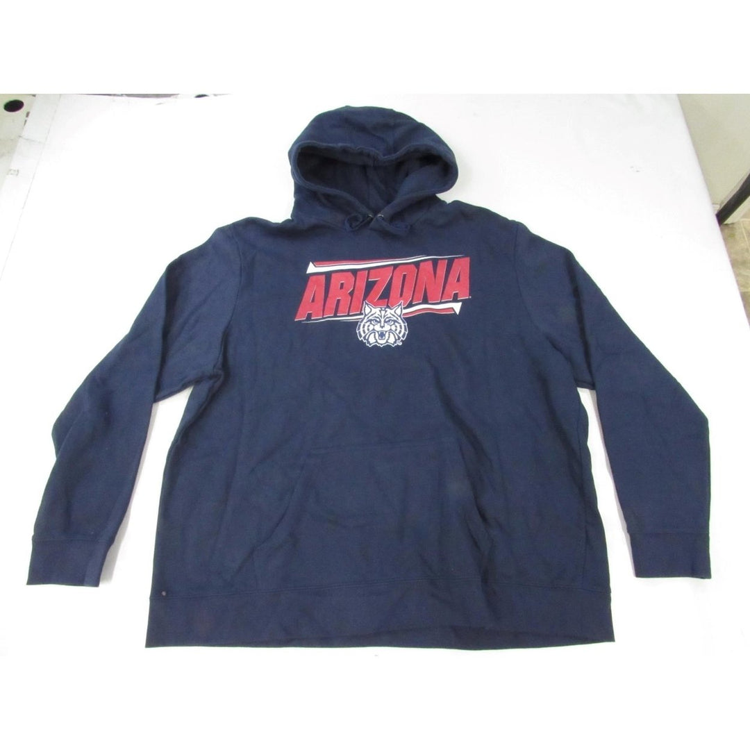 University of Arizona Wildcats Mens Size 3XL 3XLarge Navy Hoodie Image 1