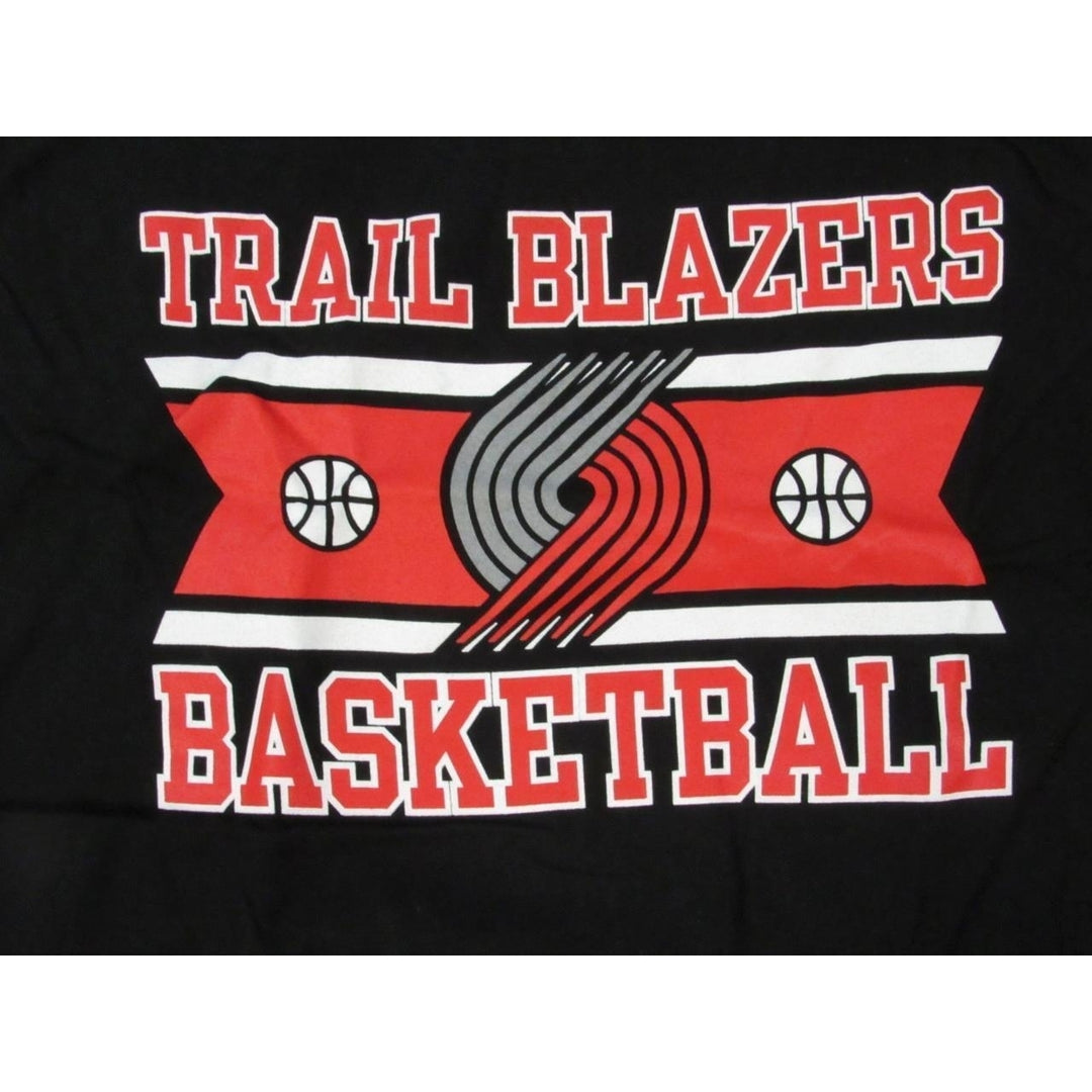 Portland Trail Blazers Basketball Mens Size XL XLarge Black Adidas Shirt 30 Image 3