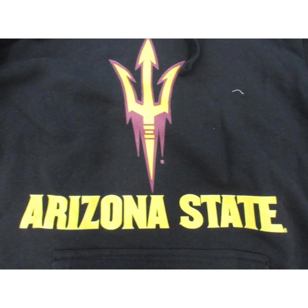 Arizona State Sun Devils Baseball Mens Size S Small Black Hoodie Image 2