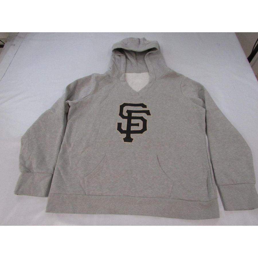 San Francisco Giants Womens Size 2XL 2XLarge Gray Hoodie Image 1