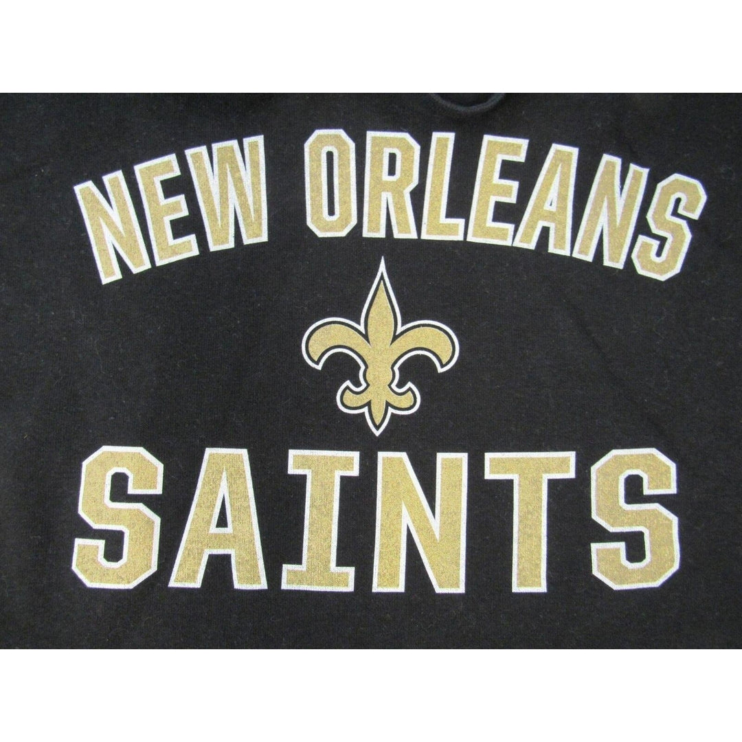 Orleans Saints Mens Size 5XLT 5XL-Tall Black Hoodie Image 3