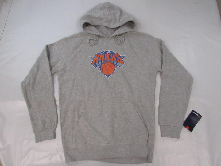 -Flaw- York Knicks 25 Derrick Rose Mens Size M Medium Gray Hoodie Image 1