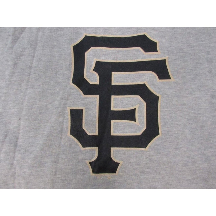 San Francisco Giants Womens Size 2XL 2XLarge Gray Hoodie Image 3