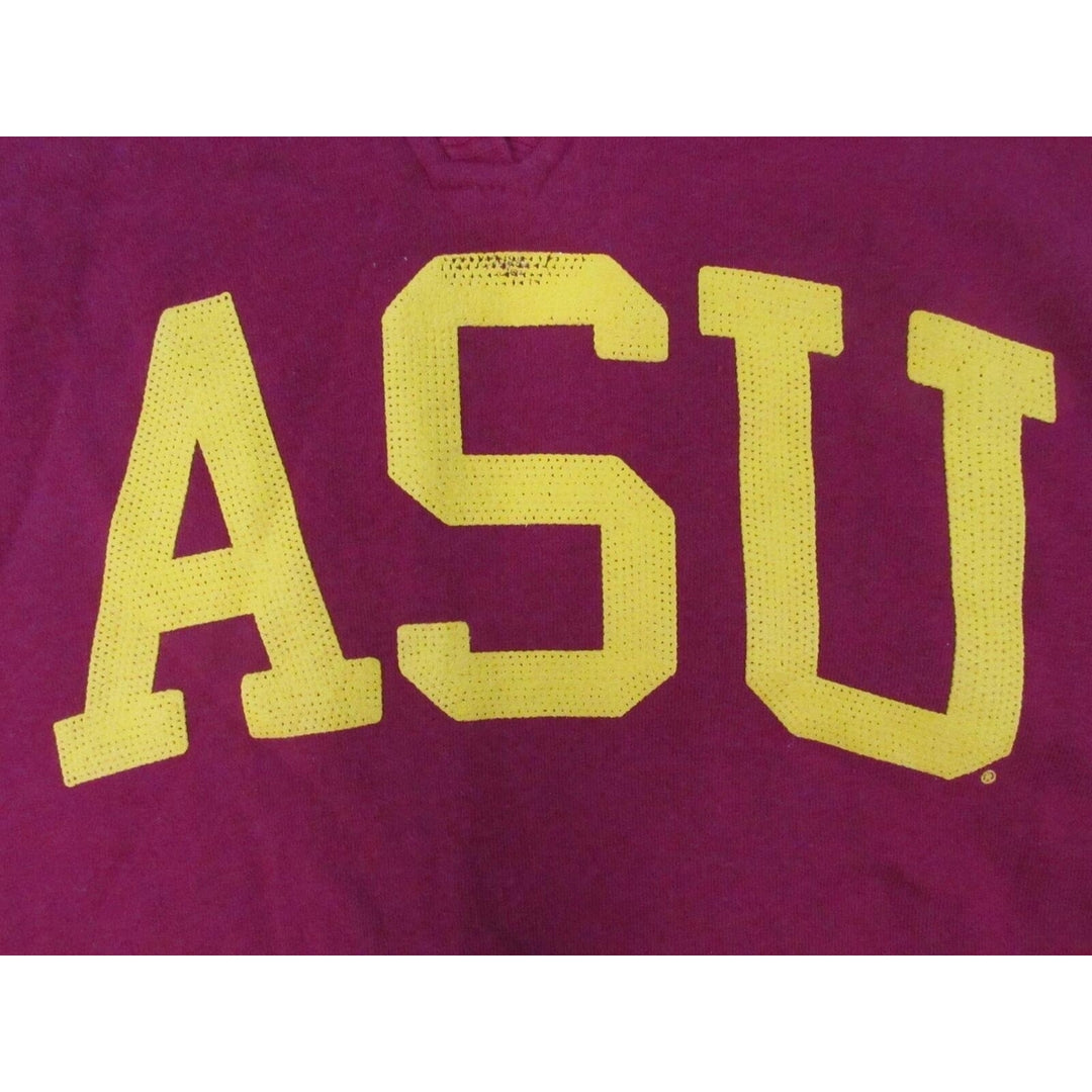 Arizona State Sun Devils "ASU" Womens Size XL XLarge Maroon Hoodie Image 3