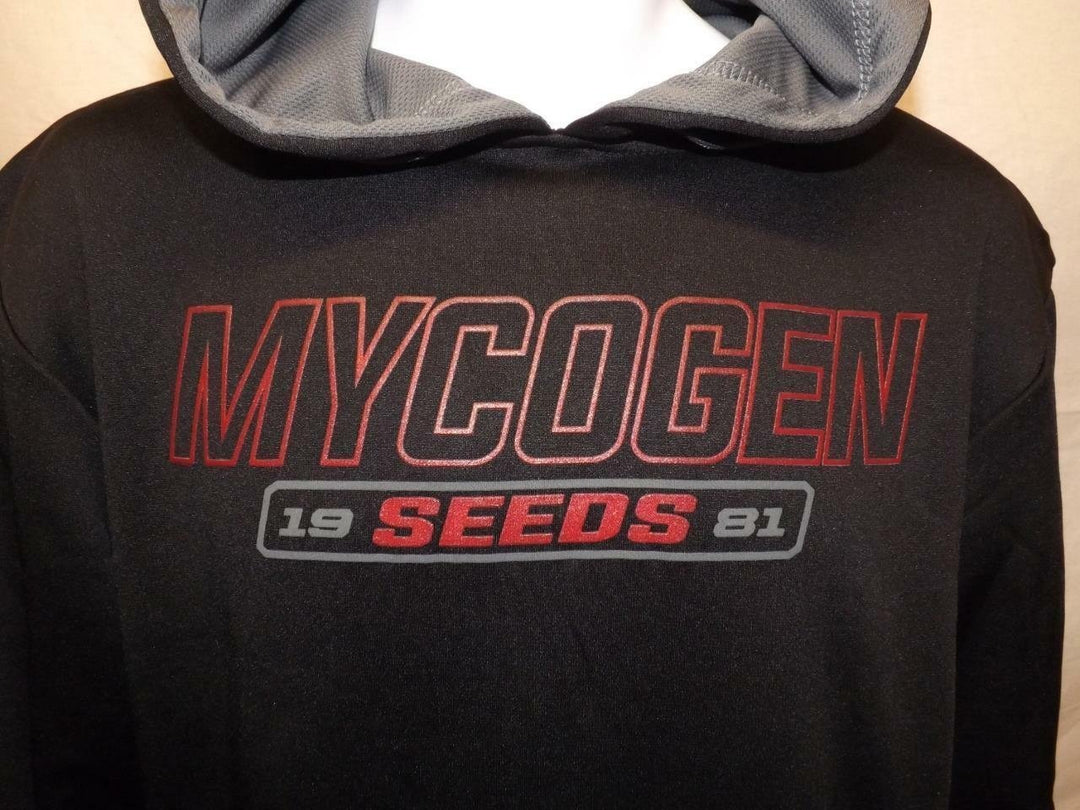 MYCOGEN Seeds 1981 Mens Size L Large Black Performance Hoodie Image 2