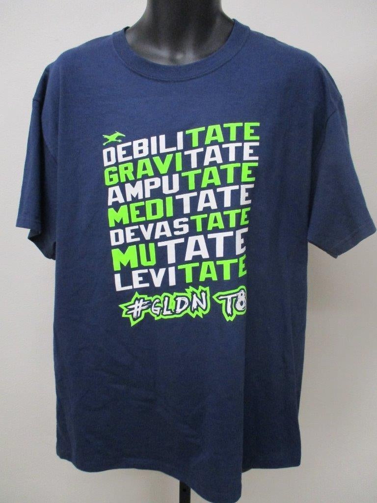 Seattle Seahawks Mens Size XL XLarge Blue Shirt Image 1