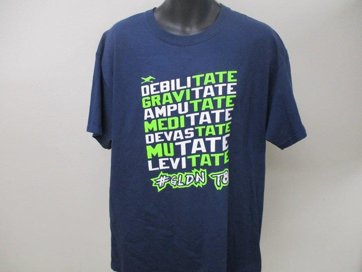 Seattle Seahawks Mens Size XL XLarge Blue Shirt Image 2