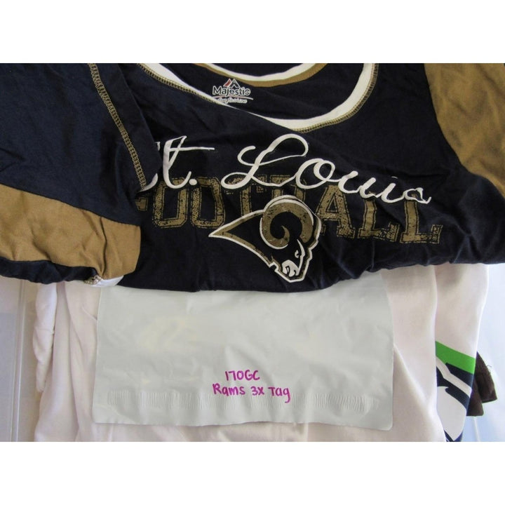 St. Louis Rams Womens Plus Size 3X Fashion Majestic Shirt Image 6