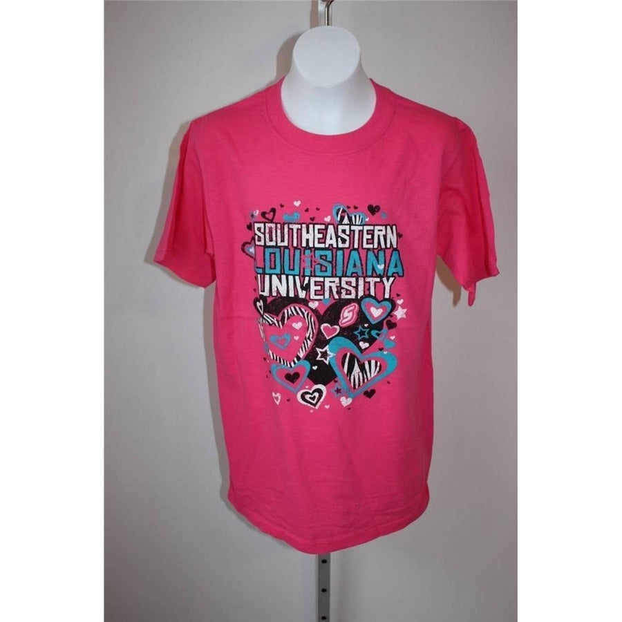 Southeastern Louisiana University Womens Size S Small Bright Pink Shirt Image 1