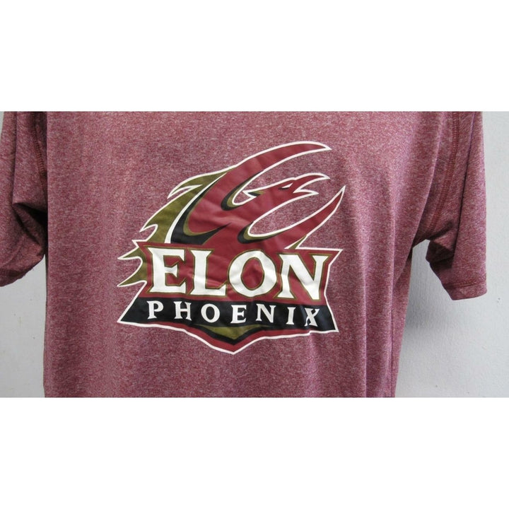 Elon Phoenix Mens Size L Large Red Polyester Performance Shirt Image 3