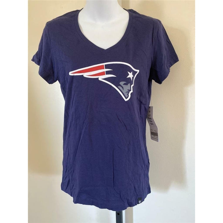 England Patriots Womens Size S Small Blue Shirt Image 1