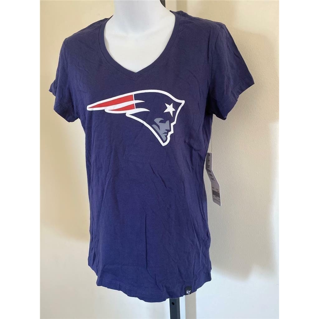 England Patriots Womens Size S Small Blue Shirt Image 2