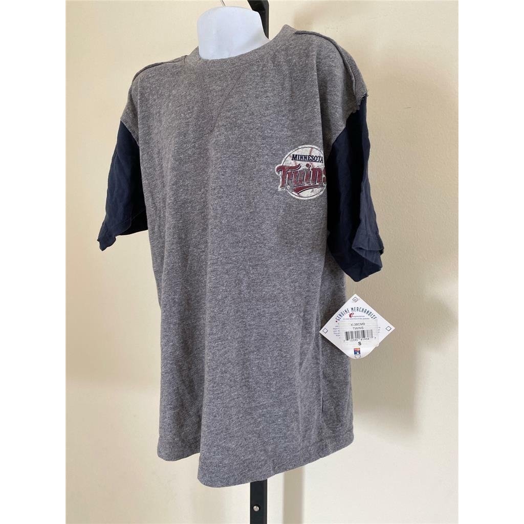 Minnesota Twins Youth Size M Medium Gray Shirt Image 2