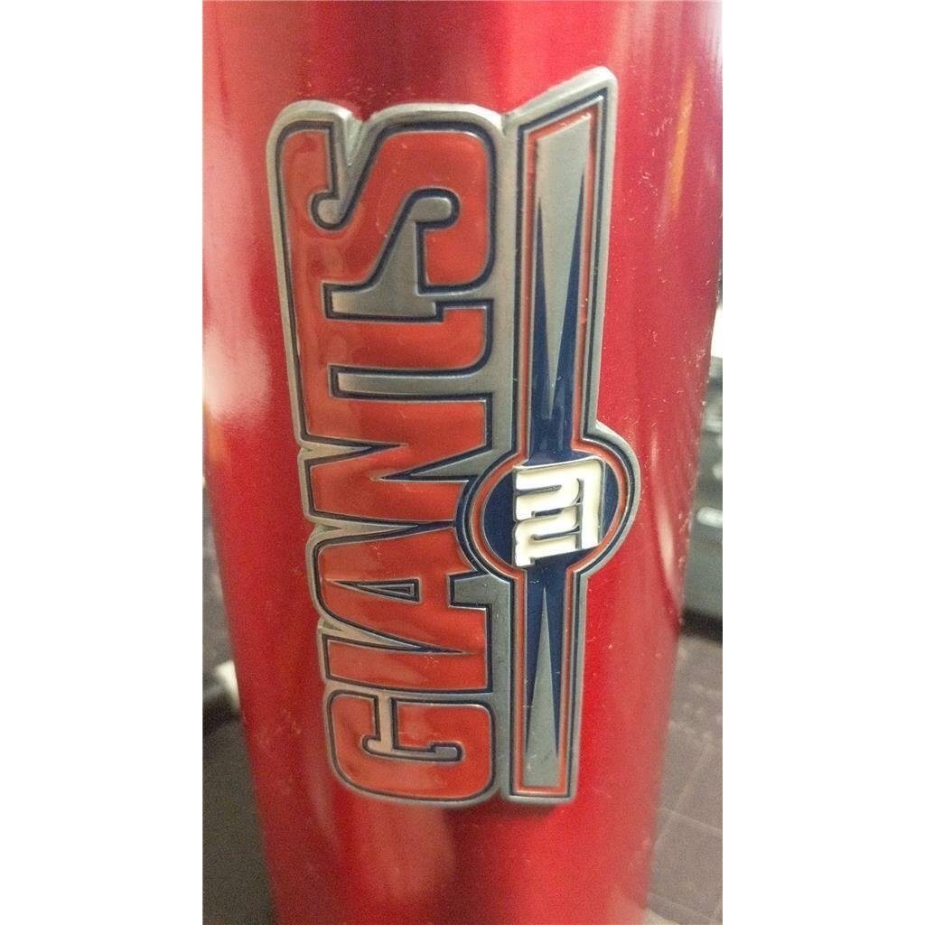 York Giants Sports Aluminum Metal 34 oz 1 Liter Red Water Bottle Image 4