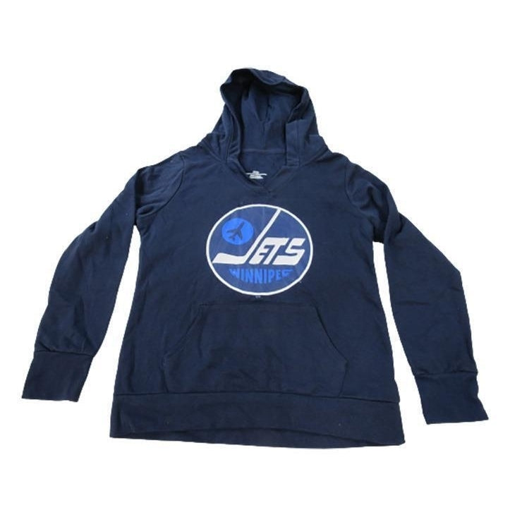 Winnipeg Jets Mens Size M Medium Blue Hoodie Image 1