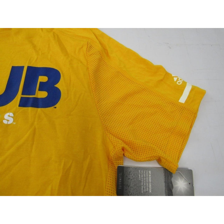 Cal State Bakersfield Roadrunners MENS Size L Large Yellow Adidas Shirt 50 Image 4