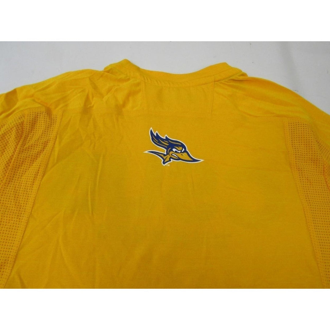 Cal State Bakersfield Roadrunners MENS Size L Large Yellow Adidas Shirt 50 Image 6