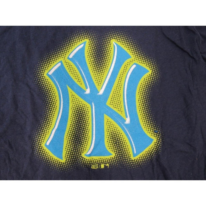 York Yankees Youth Size XL XLarge (18/20) Navy Blue Shirt 22 Image 3