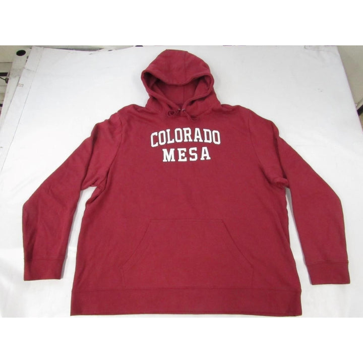 Colorado Mesa Maverick Mens Size 3XL 3XLarge Red Hoodie Image 1