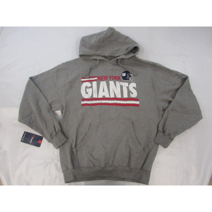 York Giants Mens Size L Large Grey Hoodie Image 1