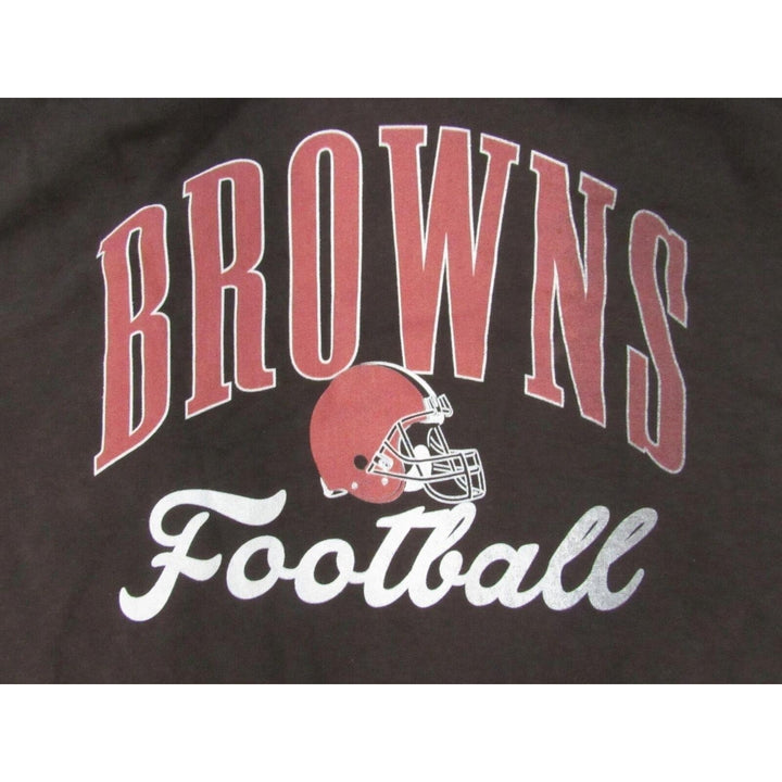 Cleveland Browns Womens Size L Large Brown Hoodie Image 3