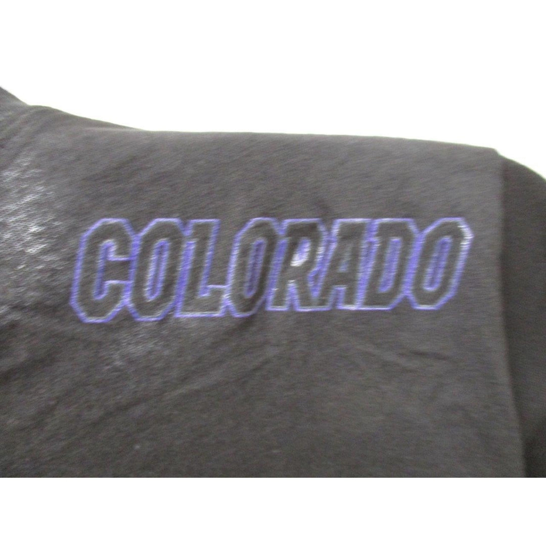 Colorado Rockies Mens Size S Small Black Long Sleeve Shirt MSRP 28 Image 4