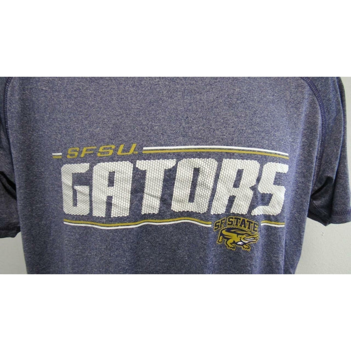 San Francisco State Gators Mens Size M Medium Polyester Performance Shirt Image 3