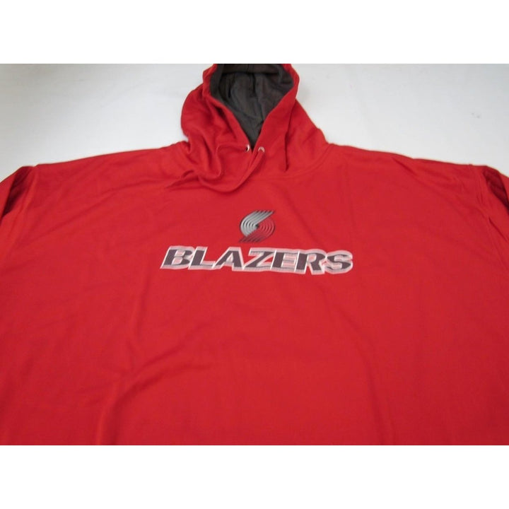 Portland Trail Blazers Mens Size 6XL 6XLarge Majestic Poly Fleece Lined Hoodie Image 3