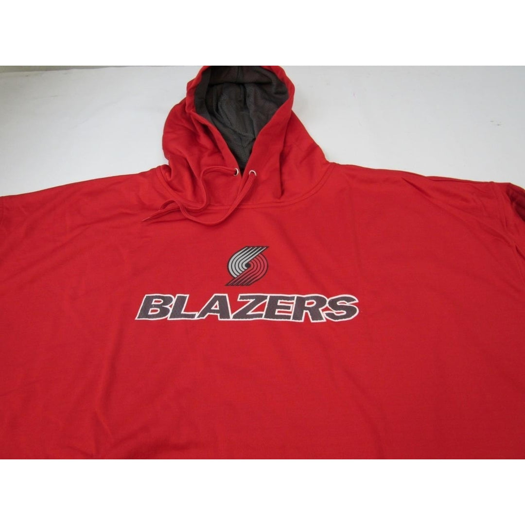 Portland Trail Blazers Mens Size 6XL 6XLarge Majestic Poly Fleece Lined Hoodie Image 4