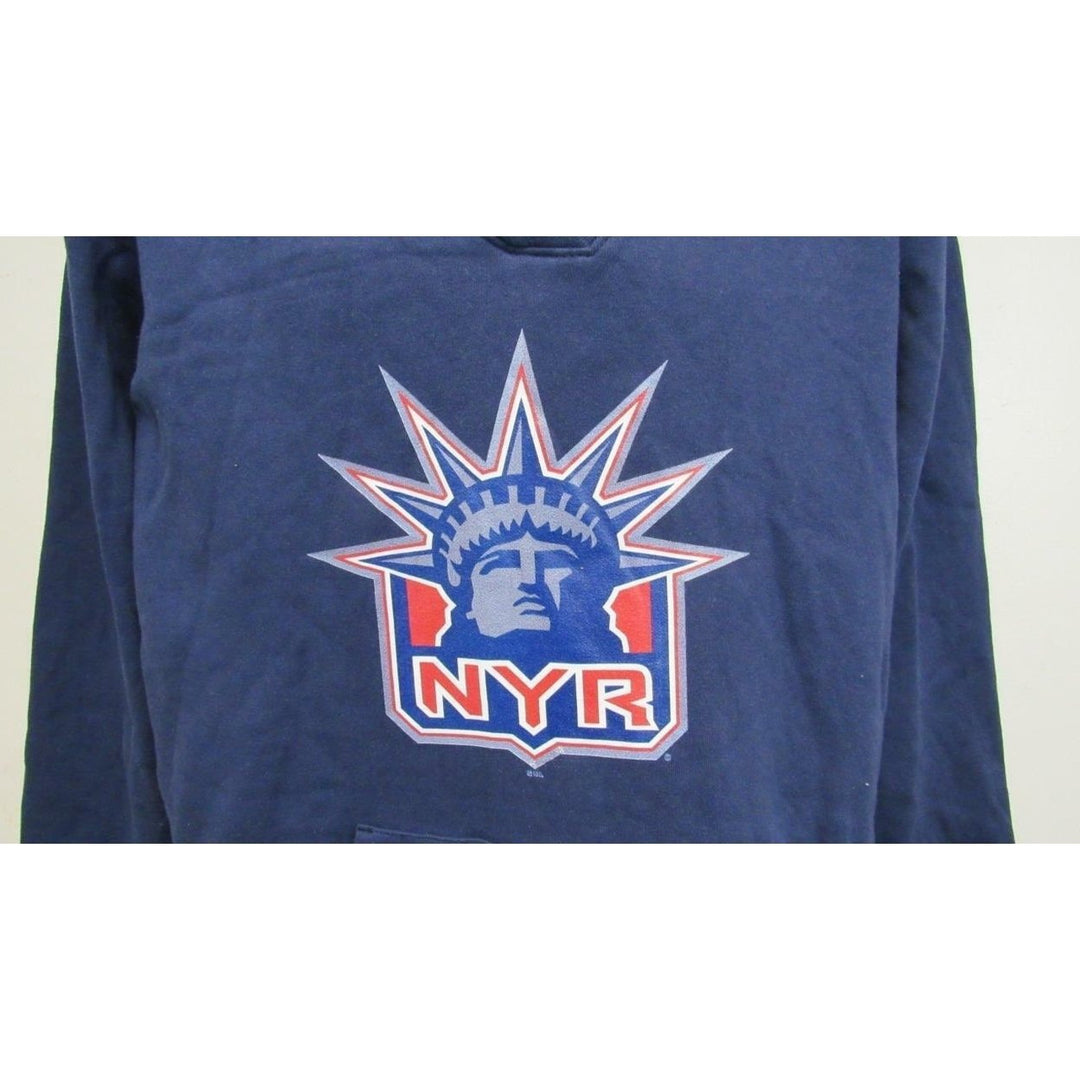 York Rangers Womens Size 2XL 2XLarge Blue Hoodie Image 2