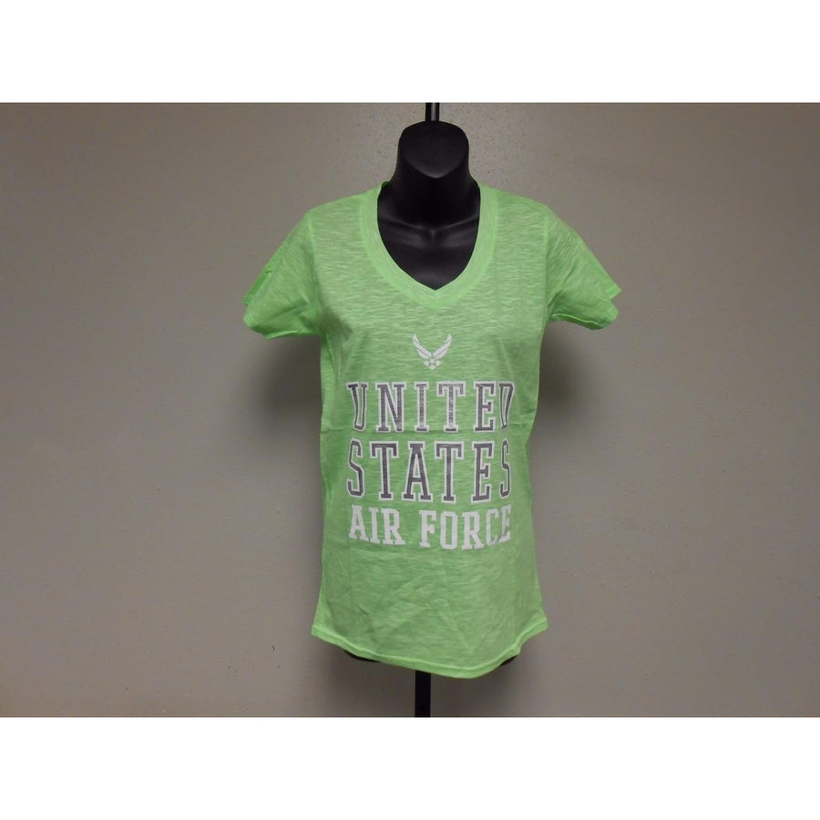 United States Air Force Womens Size XL XLarge V-Neck Shirt Image 1