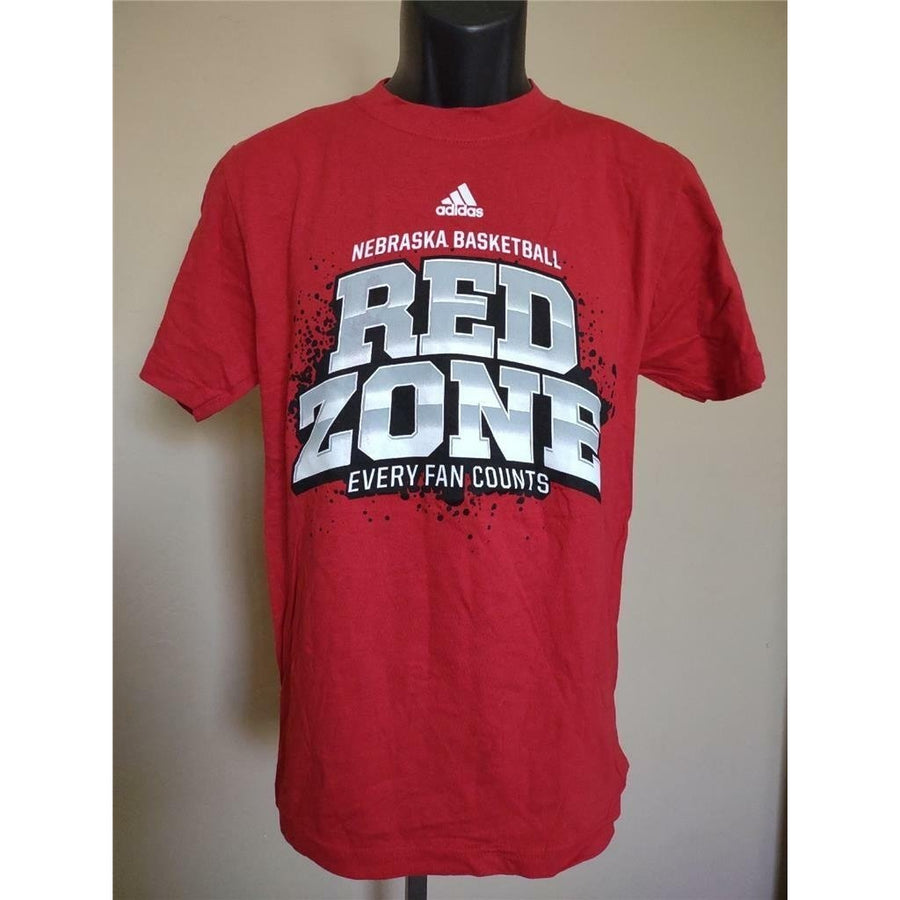 2011-2012 Nebraska Cornhuskers Basketball Mens Size S Adidas Shirt Image 1