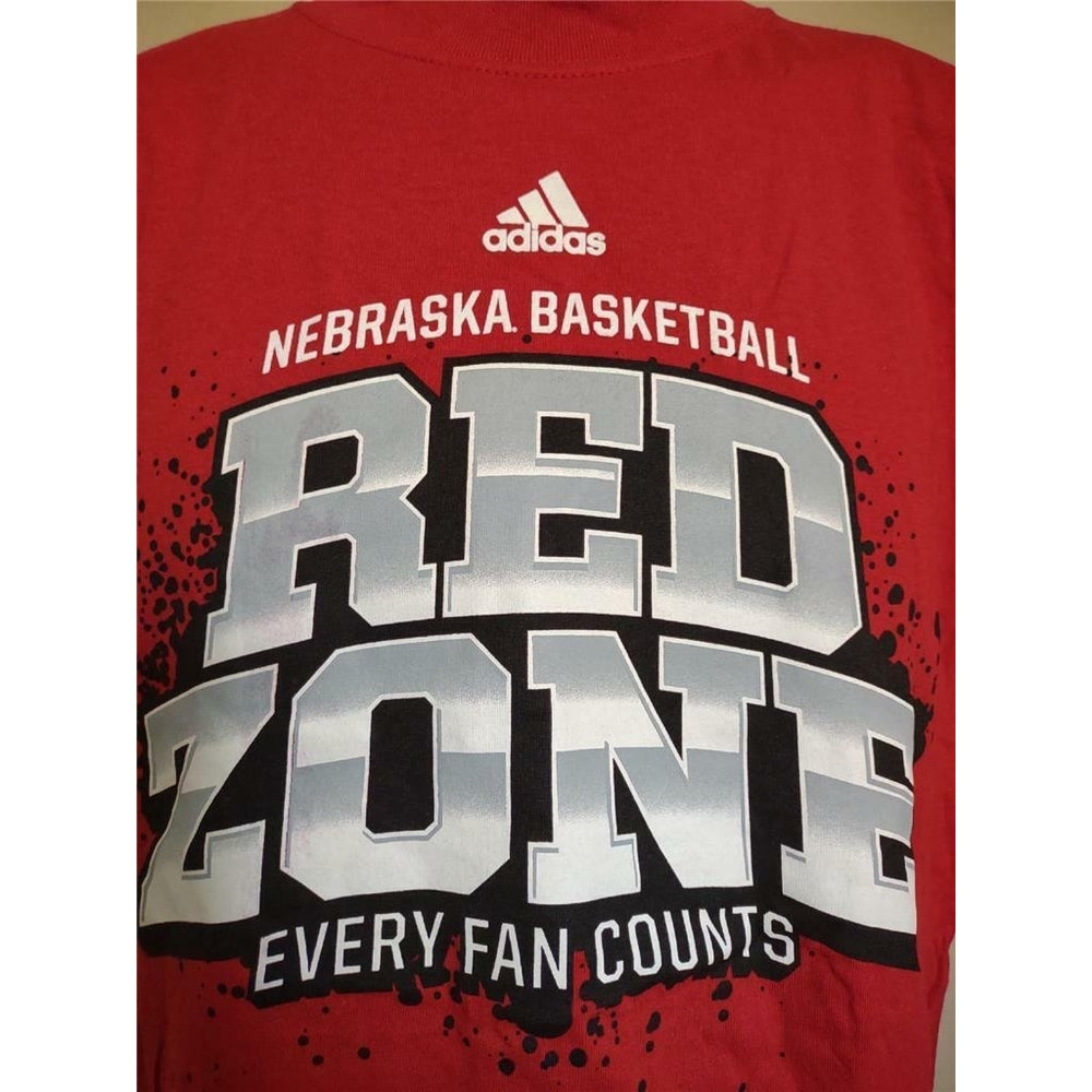 2011-2012 Nebraska Cornhuskers Basketball Mens Size S Adidas Shirt Image 2