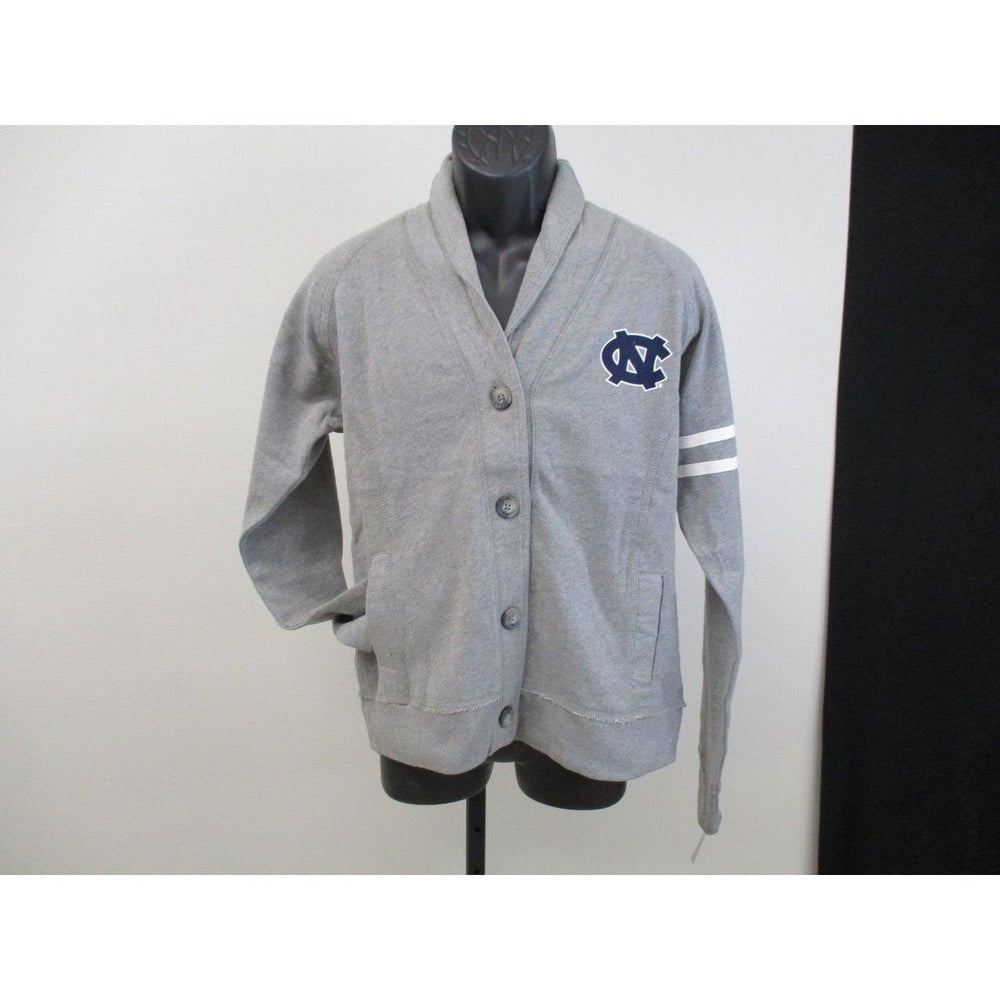 North Carlina Tar Heels Womens Size M Medium Gray Button Jacket Image 2