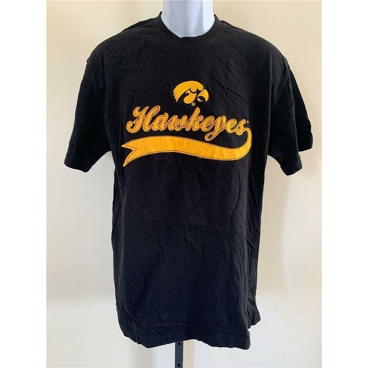 Iowa Hawkeyes Mens Size L Large Black Shirt Image 1