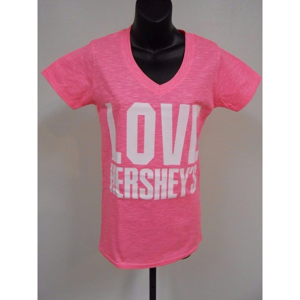 Hersheys Chocolate Co. Hershey Love WOMENS size S SMALL t-shirt 74NJ Image 1