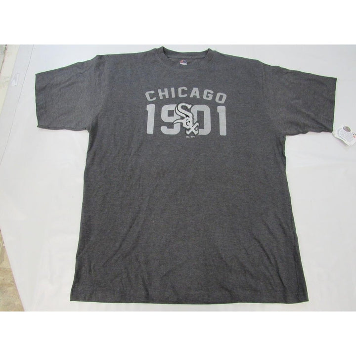 1901 Chicago White Sox Mens Size XL-Tall Majestic Gray Shirt Image 4