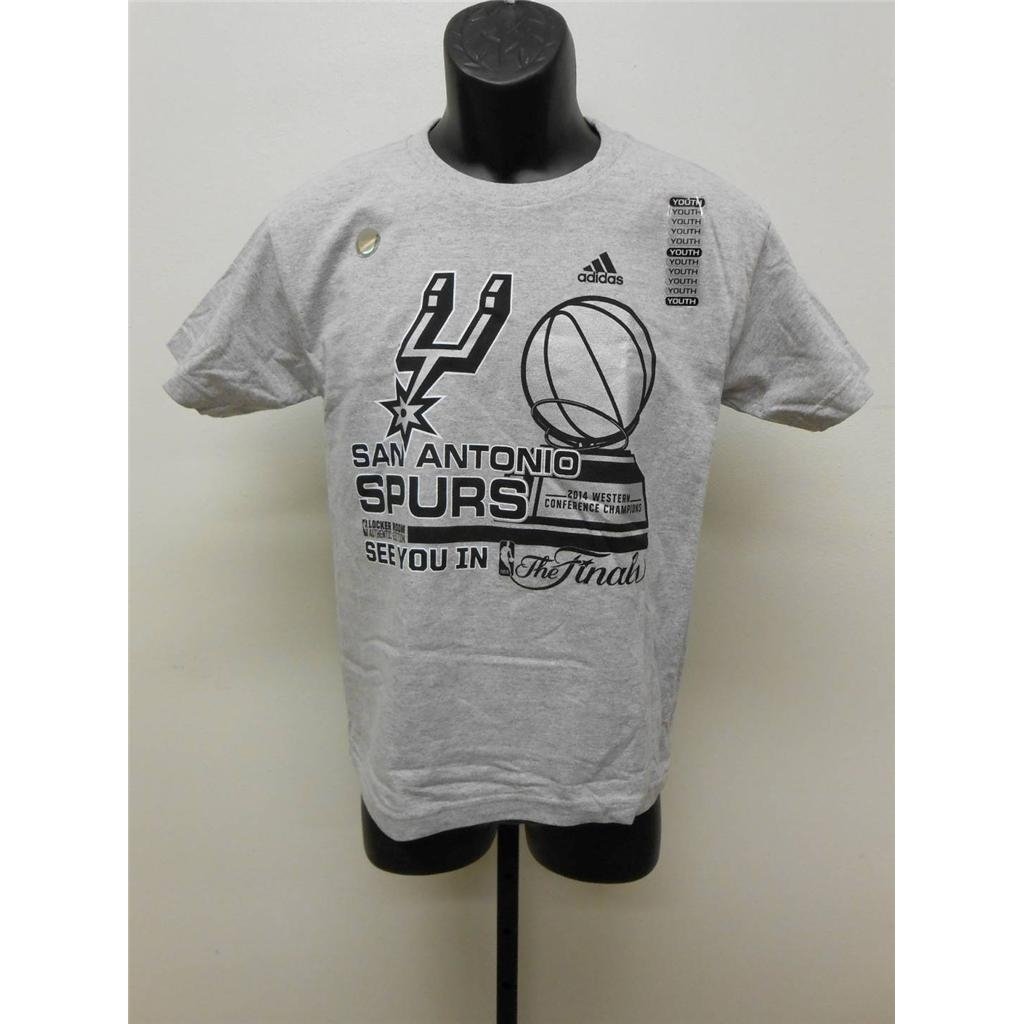 - SAN ANTONIO SPURS YOUTH LARGE L 14-16 2014 CHAMPIONSHIP SHIRT Image 1