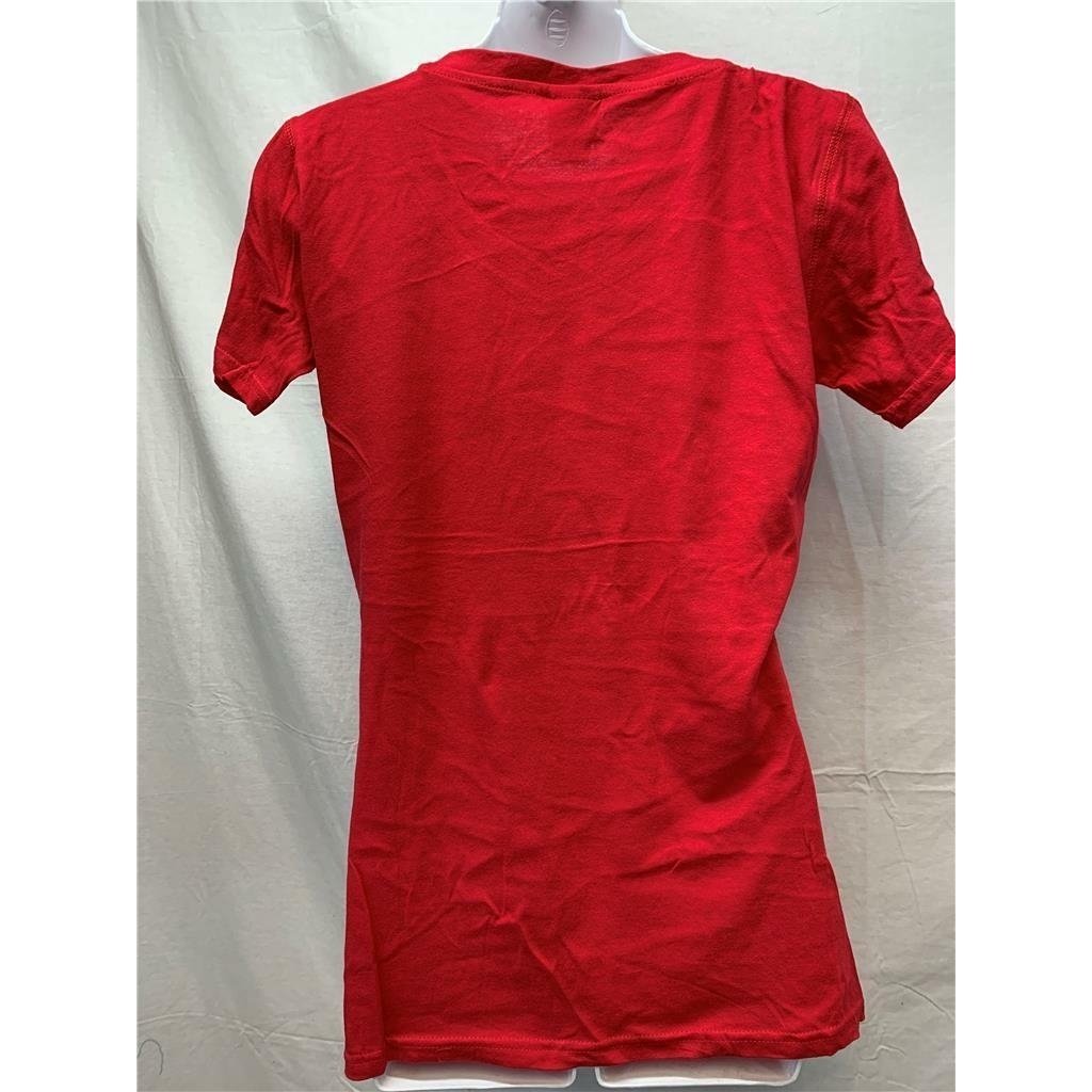 Ohio State Buckeyes Womens Size M Medium Red J. America V-Neck Shirt Image 3