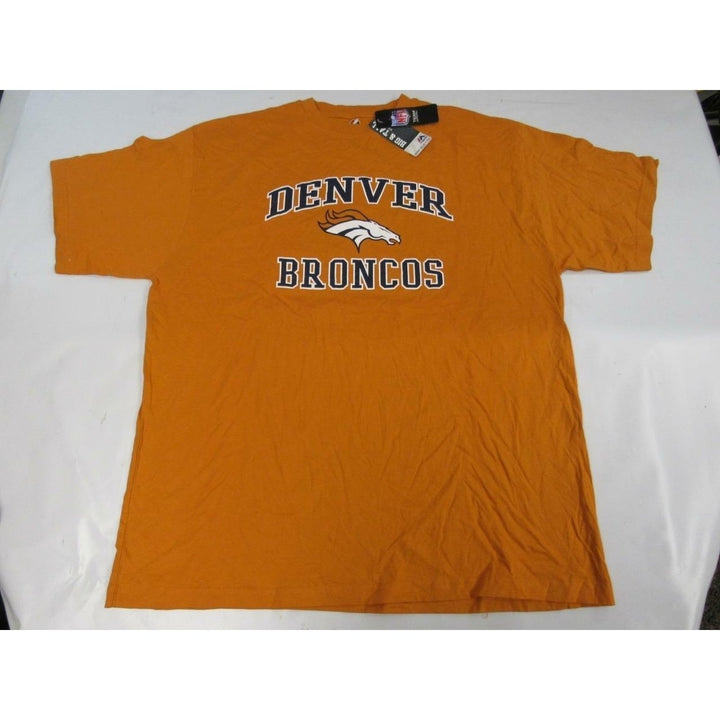 Denver Broncos Mens Size 2XL-Tall Orange Majestic Shirt Image 4