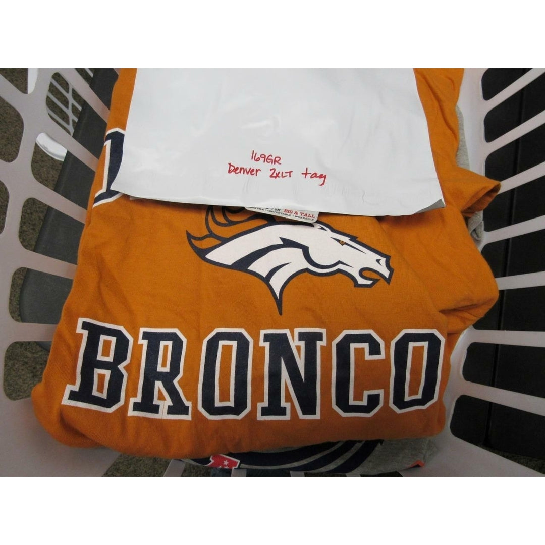 Denver Broncos Mens Size 2XL-Tall Orange Majestic Shirt Image 4