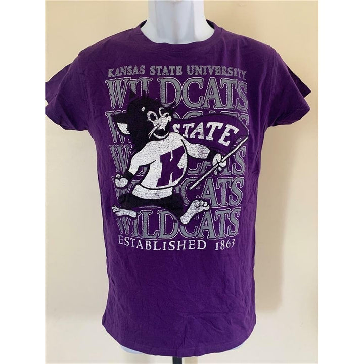 Kansas State Wildcats Womens Size M Medium Purple Shirt Image 1