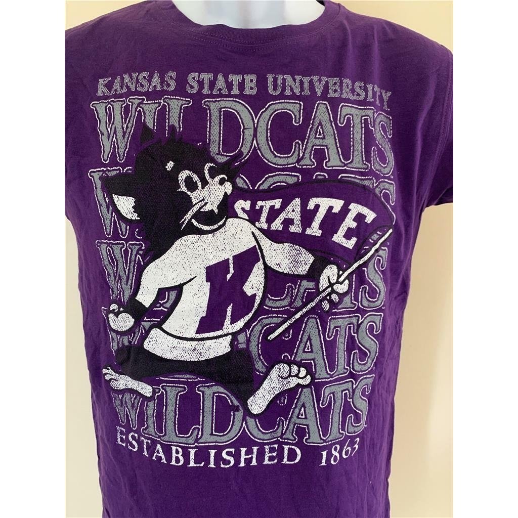 Kansas State Wildcats Womens Size M Medium Purple Shirt Image 2