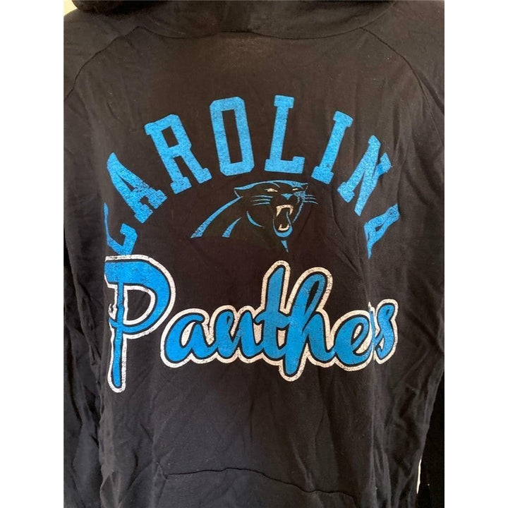 Carolina Panthers Womens Size M Medium Black Shirt Image 3